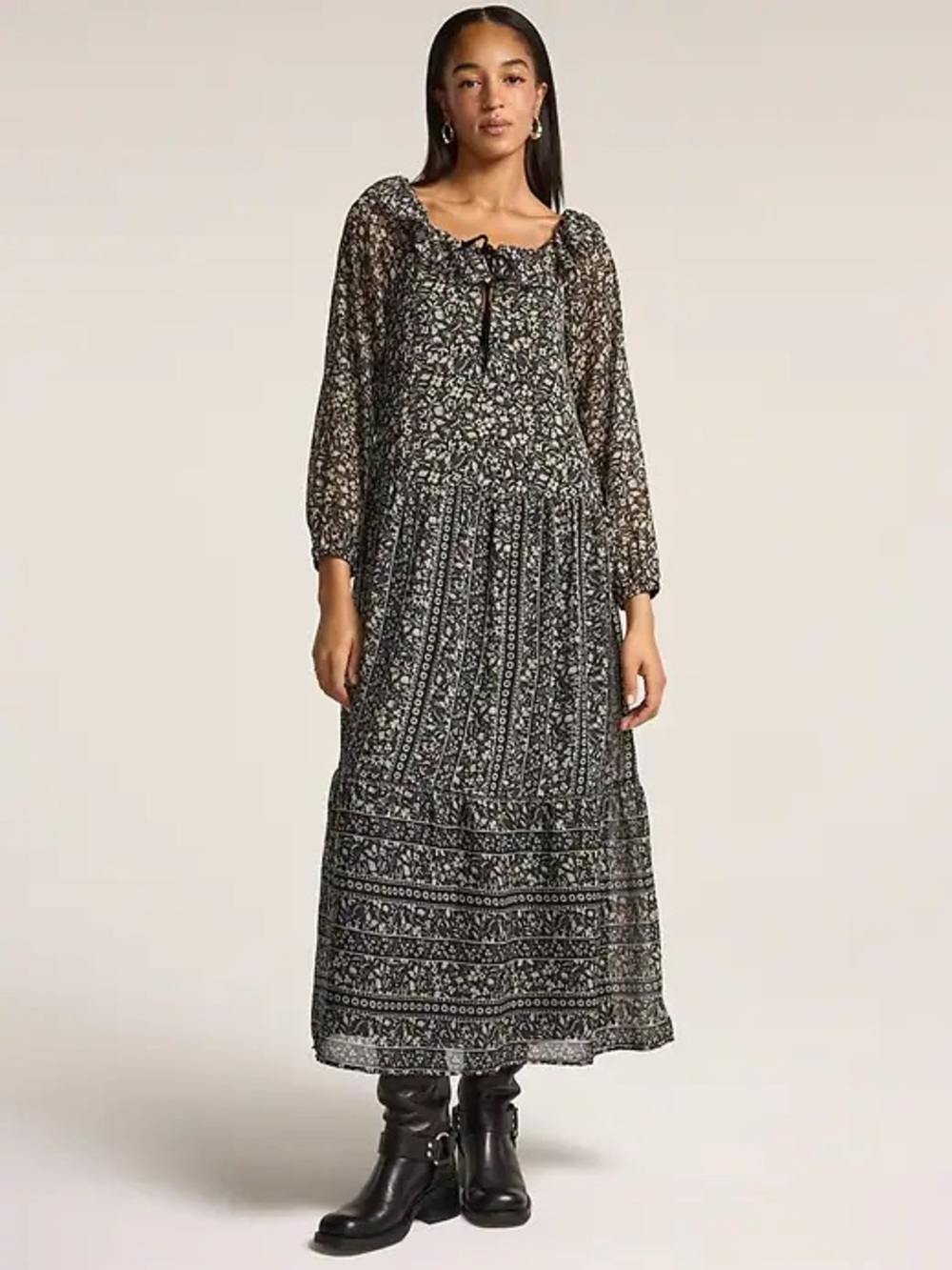 Old Navy x Anna Sui Floral Maxi Dress